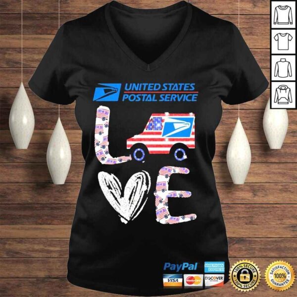 United states postal service logo love shirt - Image 2