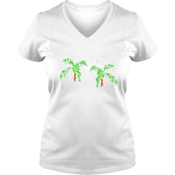 Unveranosinti Mint Palms T Shirt - Image 2