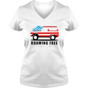 VLadies Usa Roaming Free Since 1776 shirt