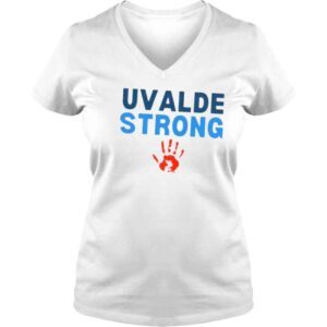 VLadies Uvalde Strong Pray For Texas Protect Tee Shirt