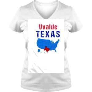 VLadies Uvalde Strong Texas Map shirt