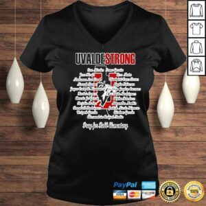 VLadies Uvalde Strong Uvalde Texas End Gun Violence shirt