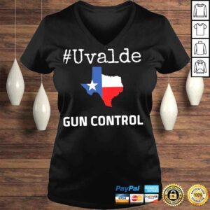 VLadies Uvalde Texas Stop Gun Violence Control Shirt