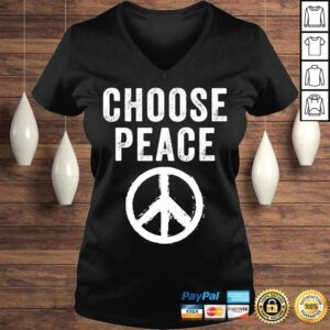 VLadies Uvalde antI gun choose peace wear orange enough end gun violence shirt