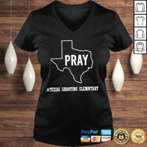 VLadies Uvalde strong pray for uvalde protect kids not gun shirt