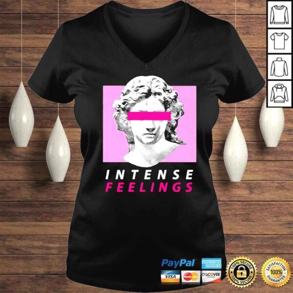 Vaporwave Aesthetic Intense Feelings Statue shirt - Image 2