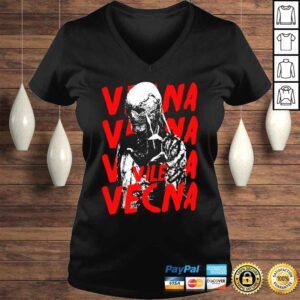 VLadies Vecna Vile Stack Stranger Things 4 Shirt