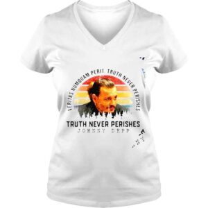 VLadies Veritas Numquam Perit Truth Never Perishes Truth Won Johnny Depp shirt