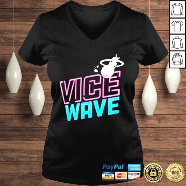 Vice Wave Miami Heat Basketball shirt - Image 2