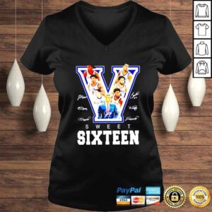 VLadies Villanova Wildcats Sweet Sixteen Signatures shirt