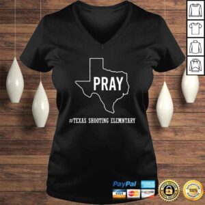 VLadies Vintage Texas Shooting Pray For Tesax Protect Kids Not Gun Shirt