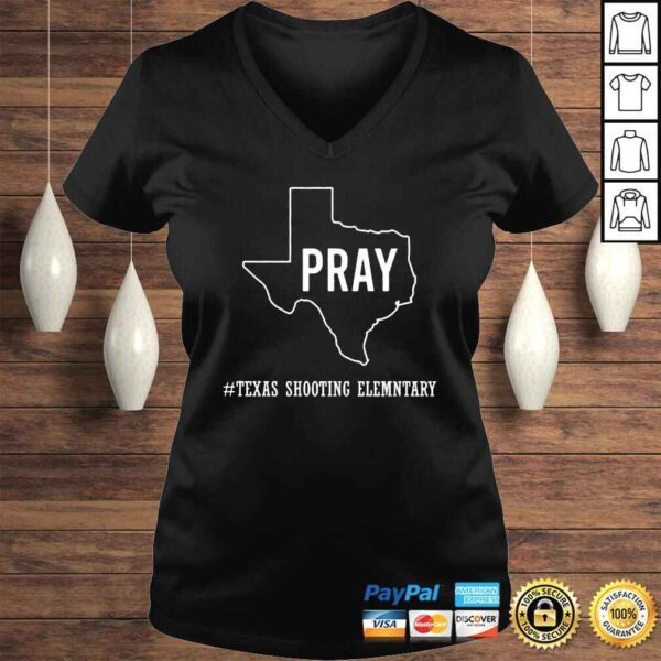 Vintage Texas Shooting Pray For Tesax Protect Kids Not Gun Shirt - Image 2