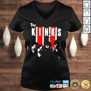 VLadies Vintage band english rock the kinks band Tshirt