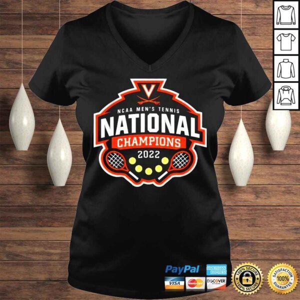 Virginia Mens Tennis National Champions 2022 Shirt - Image 2