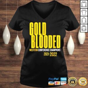 VLadies Warriors Finals 2022 Basketball Gold Blooded shirt