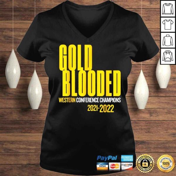 Warriors Finals 2022 Basketball Gold Blooded shirt - Image 2