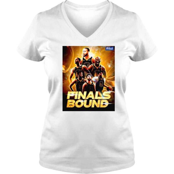 Warriors To Finals Bound NBA TShirt - Image 2