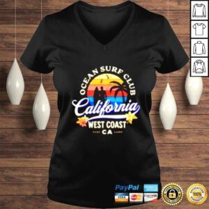 VLadies West Coast California Ocean Surf Club vintage shirt