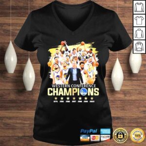 VLadies Western Conference Champions 19752022 Golden State Warriors shirt