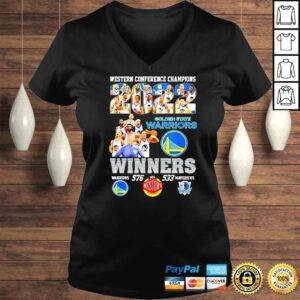 VLadies Western Conference Champions 2022 Golden State Warrirors winners shirt