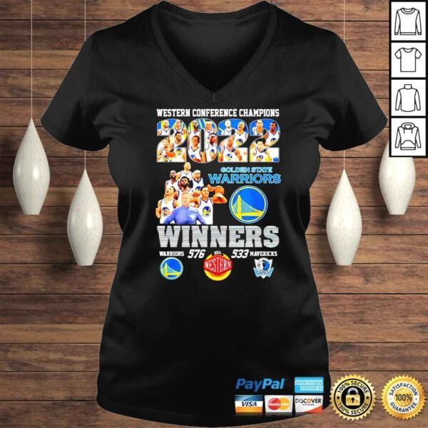 Western Conference Champions 2022 Golden State Warrirors winners shirt - Image 2