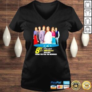 VLadies When calls the heart 8th anniversary 2014 2022 thank you for the memories shirt