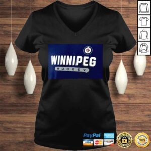 VLadies Winnipeg Jets Navy Tee Shirt