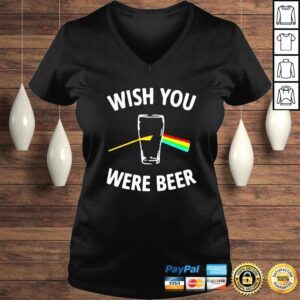 VLadies Wish you were beer shirt