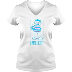 VLadies Womens Sesame Street Ernie You Mad Bert TShirt