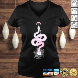 VLadies Wondery morbid alaina ash snakes shirt