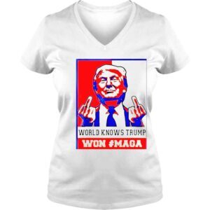 VLadies World Knows Trump Won Maga 2022 Shirts