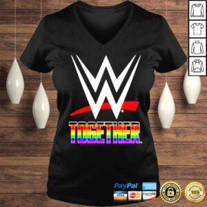 VLadies Wwe together pride month lgbtq shirt