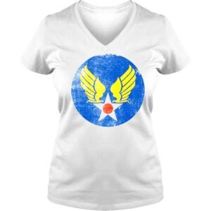 VLadies Wwii Airforce Roundel Mens Garmentdyed Heavyweight shirt