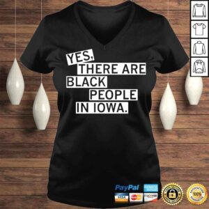 VLadies Yes There Are Black People In Iowa Raygun TShirt