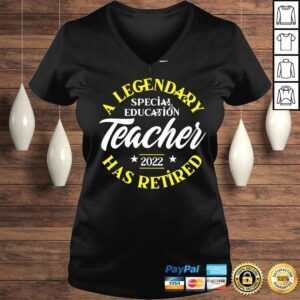 VLadies a legendark has retired special education teacher 2022 shirt