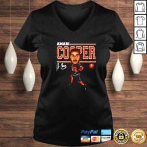 VLadies amari Cooper Cleveland Cartoon 2 rugby signature shirt