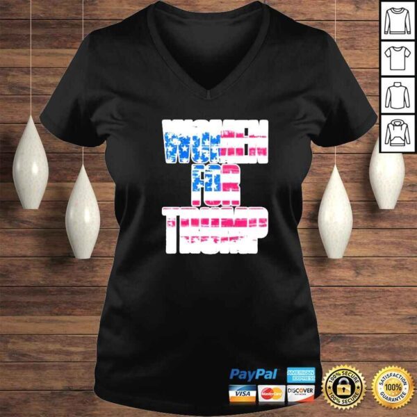 america flag women for Trump classic shirt - Image 2