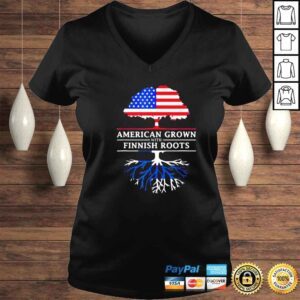 VLadies american grown with finnish roots shirt