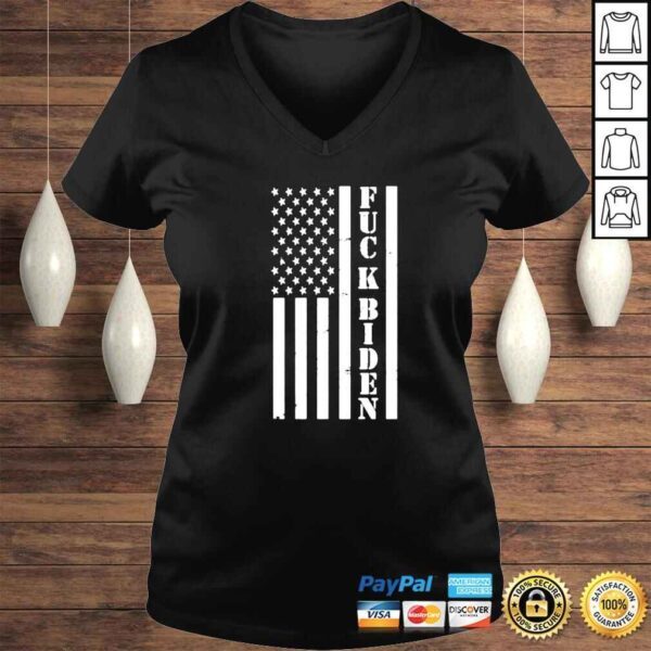 anerica flag Fuck Biden classic shirt - Image 2