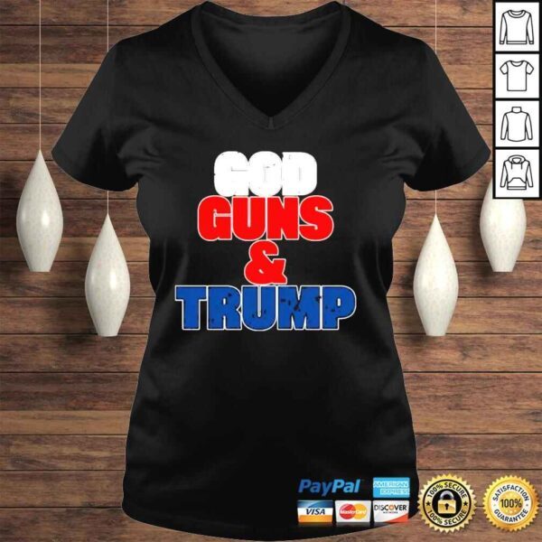 carymaRules God Guns & Trump Shirt - Image 2