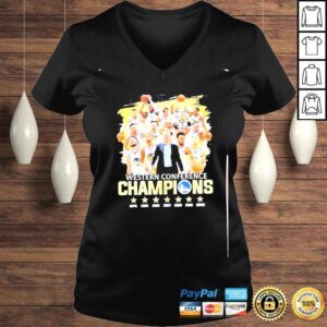 VLadies congratulation golden state warriors team win western conference champions 2022 shirt