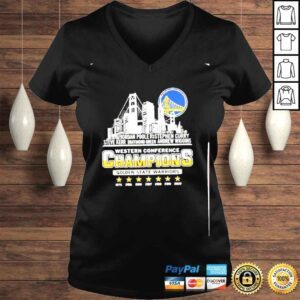 VLadies congratulation golden state warriors win western conference champion 2022 shirt