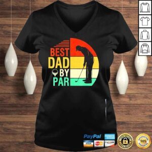 VLadies dad by par fathers day daddy golf lover golfer shirt