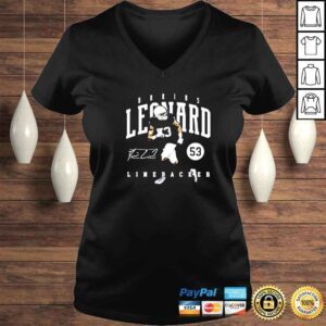 VLadies darius Leonard Game 53 rugby signature shirt