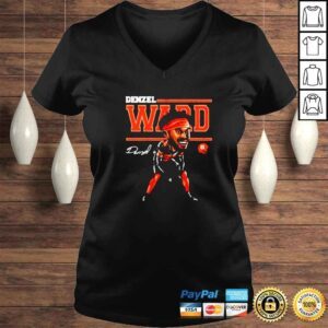 VLadies denzel Ward Cartoon 21 rugby signature shirt