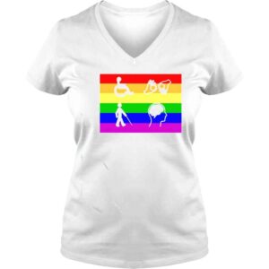 VLadies disabled and Queer LGBT shirt