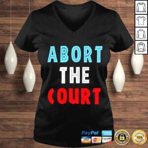 VLadies emily Winston Abort The Court Tshirt