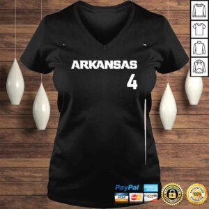 VLadies eric musselman arKansas 4 shirt