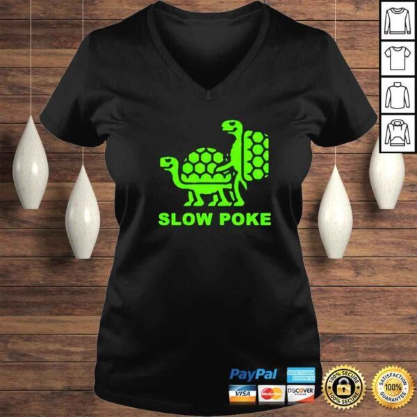 funny slow poke vintage shirt - Image 2