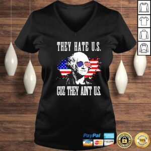 VLadies george Washington they hate US cuz they aint US shirt